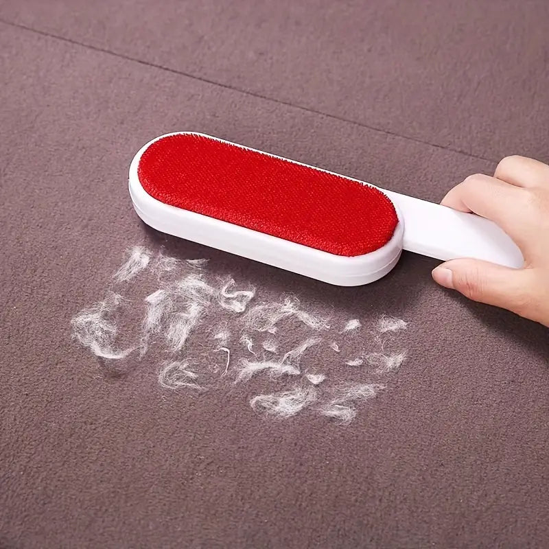 Double-Sided Clothes Lint Remover Self-Cleaning Brush