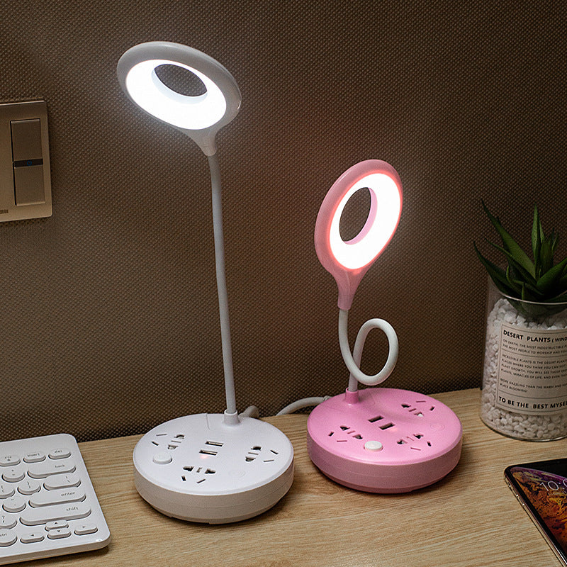 Multipurpose USB Socket Table Lamp