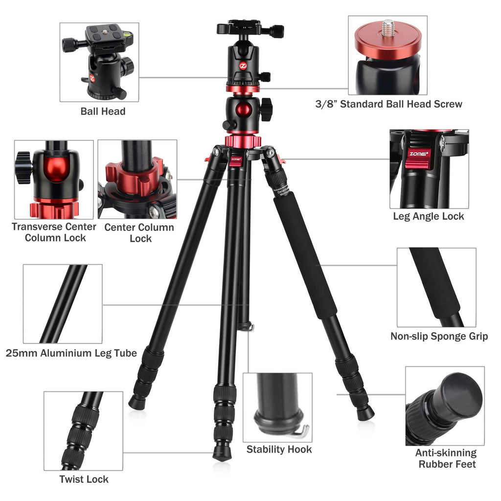 Carbon Fiber Tripod with Monopod