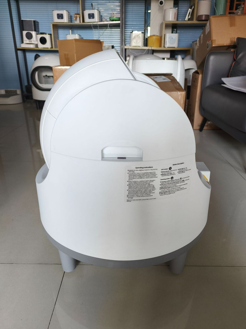 Automatic Smart Cat Litter Box with App Control