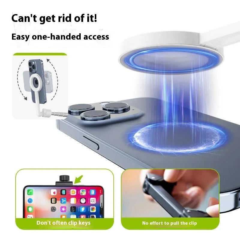 Selfie Stick Bluetooth with Magnetic Mobile Phone Mount