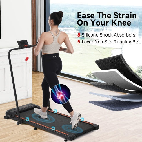 Folding Under-Desk Walking Treadmill, 2.5HP with Incline
