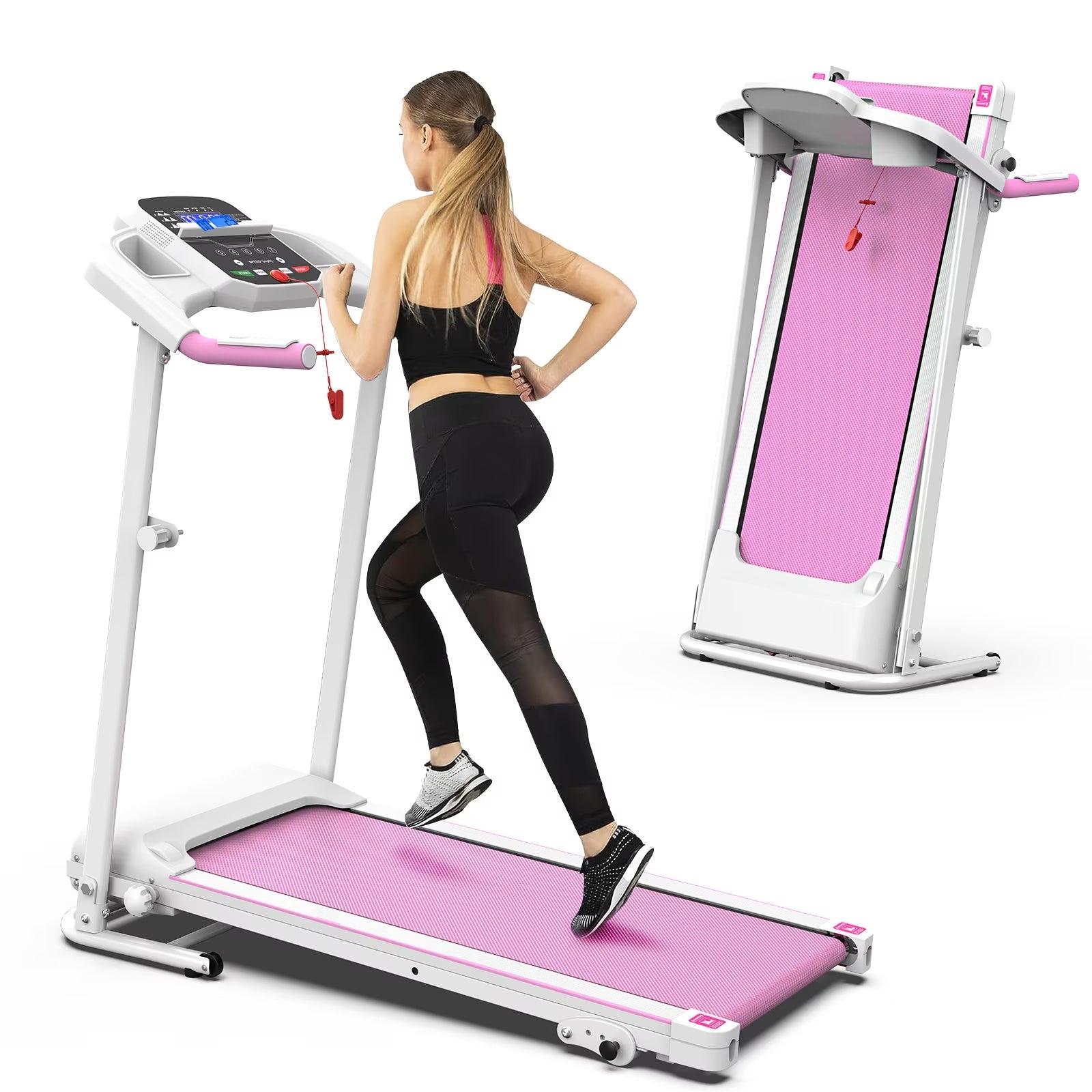 Folding Treadmill with Pulse Sensor, 2.5HP