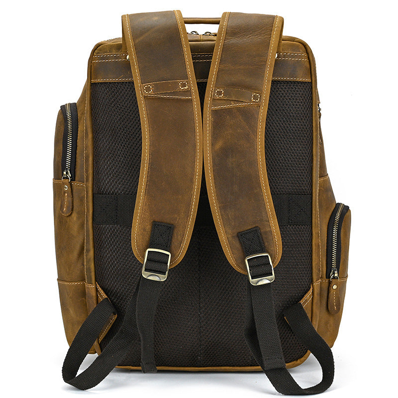 Crazy Horse Leather 15.6-Inch Backpack