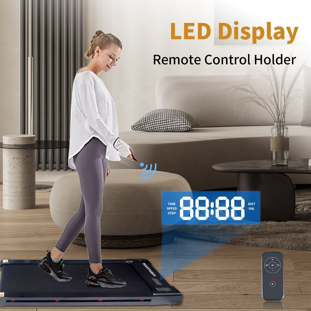 Under-Desk Treadmill with Incline, 2.25HP