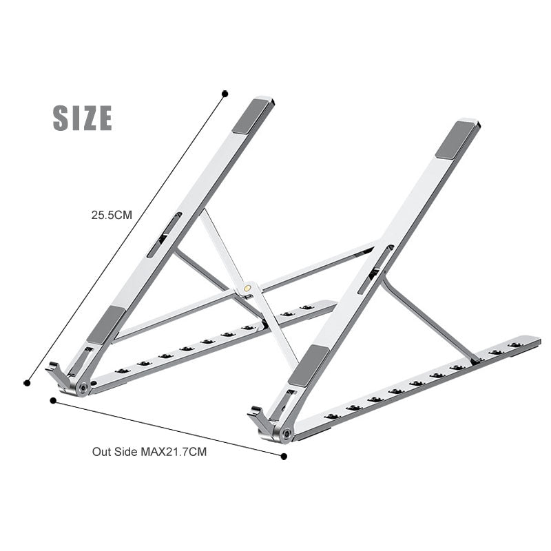 Creative Adjustable Aluminum Laptop Stand Foldable