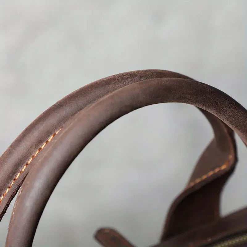 Vintage Crazy Horse Leather Briefcase