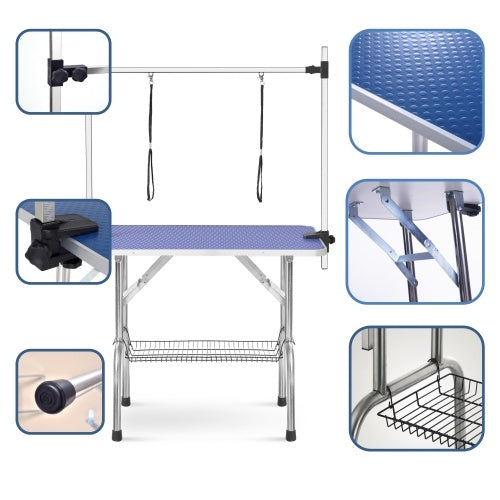 36-Inch Folding Pet Grooming Table