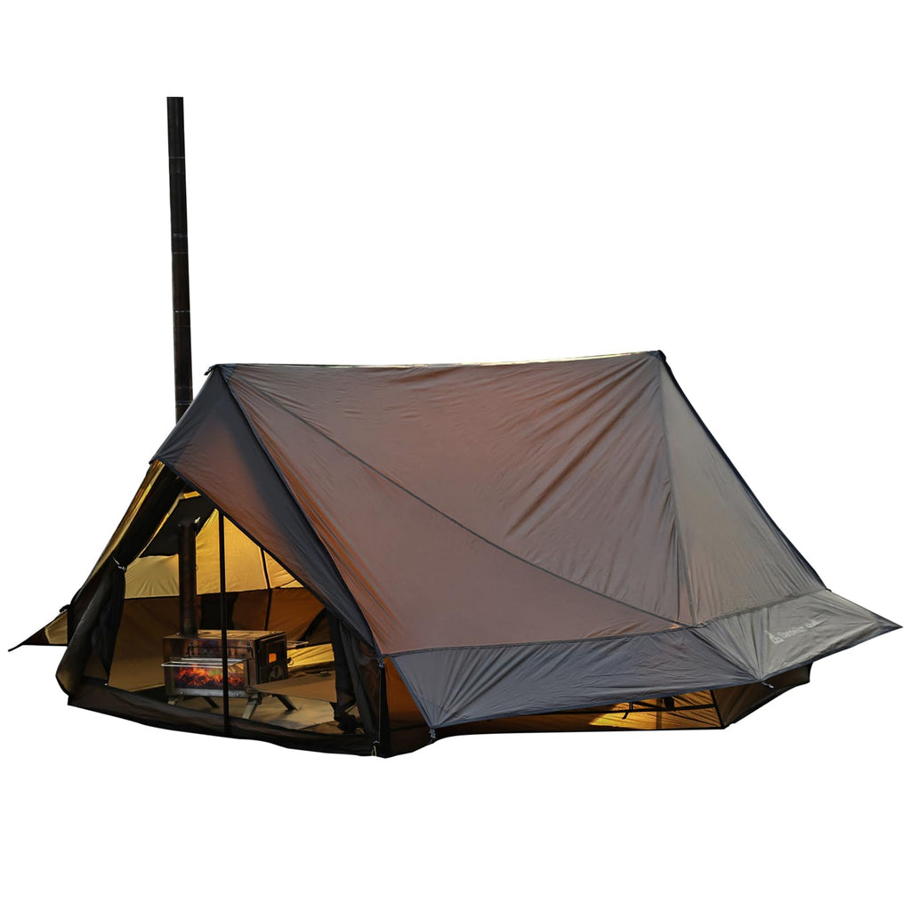 1-Person 4-Season Hot Tent with Stove Jack