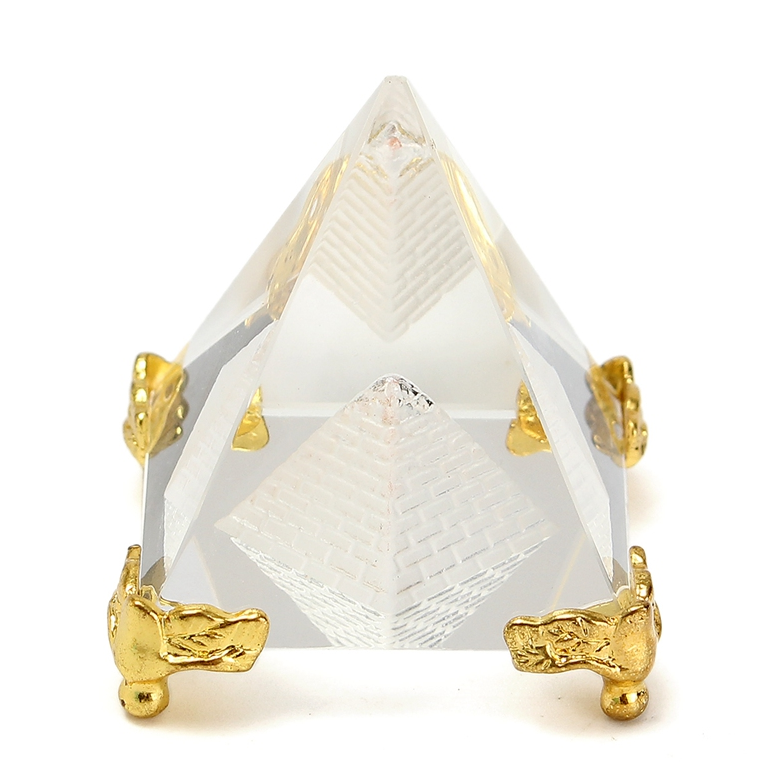 Custom Crystal Pyramid Craft Photography Prop