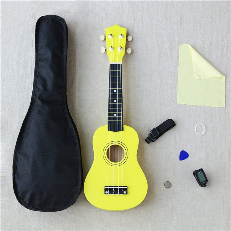 21-Inch Wooden Ukulele Acoustic Instrument