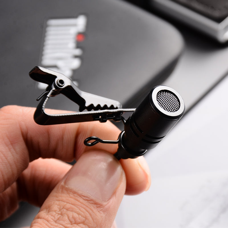 Lavalier Microphone with Headset and Mic Features