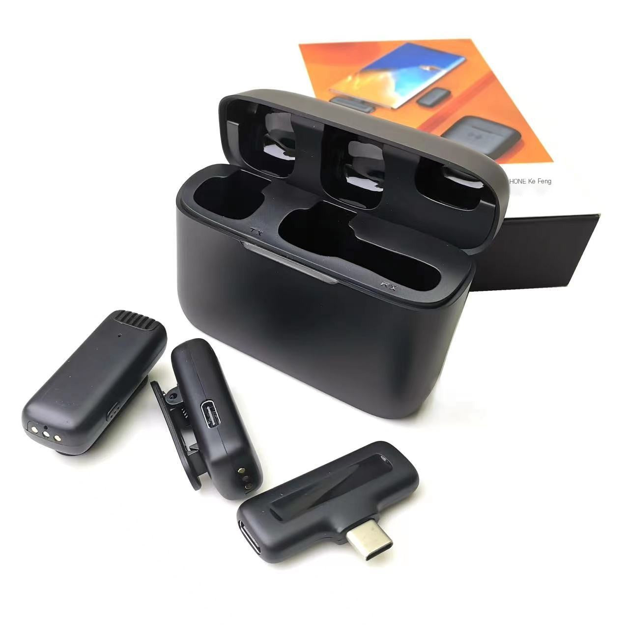 Wireless Lavalier Microphone J11 J13 with Charging Case