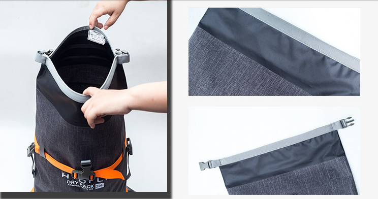20L Outdoor Waterproof TPU Dry Bag for Swimming and Rafting