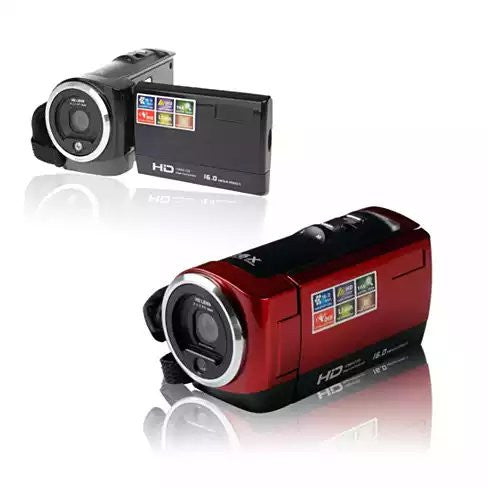 Video Crafter Handheld Camcorder with 16MP Lens and 16X Zoom