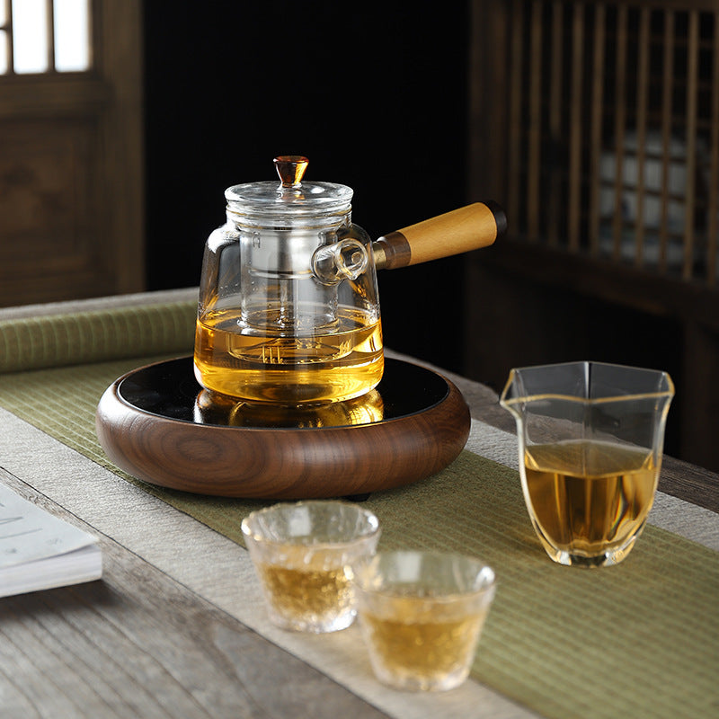 North American Walnut Electric Tea Stove