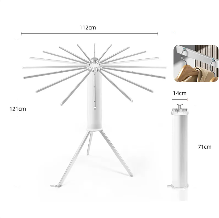 Floor Folding Clothes Drying Rack