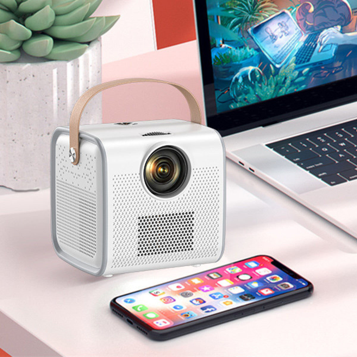 Full HD Mini Portable LED Projector