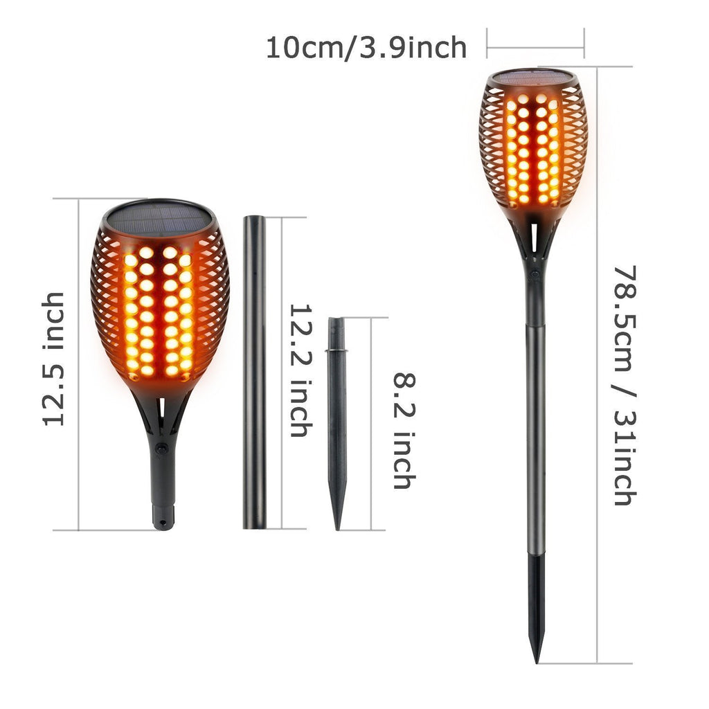 Solar LED Outdoor Flame Torch Landscape Light