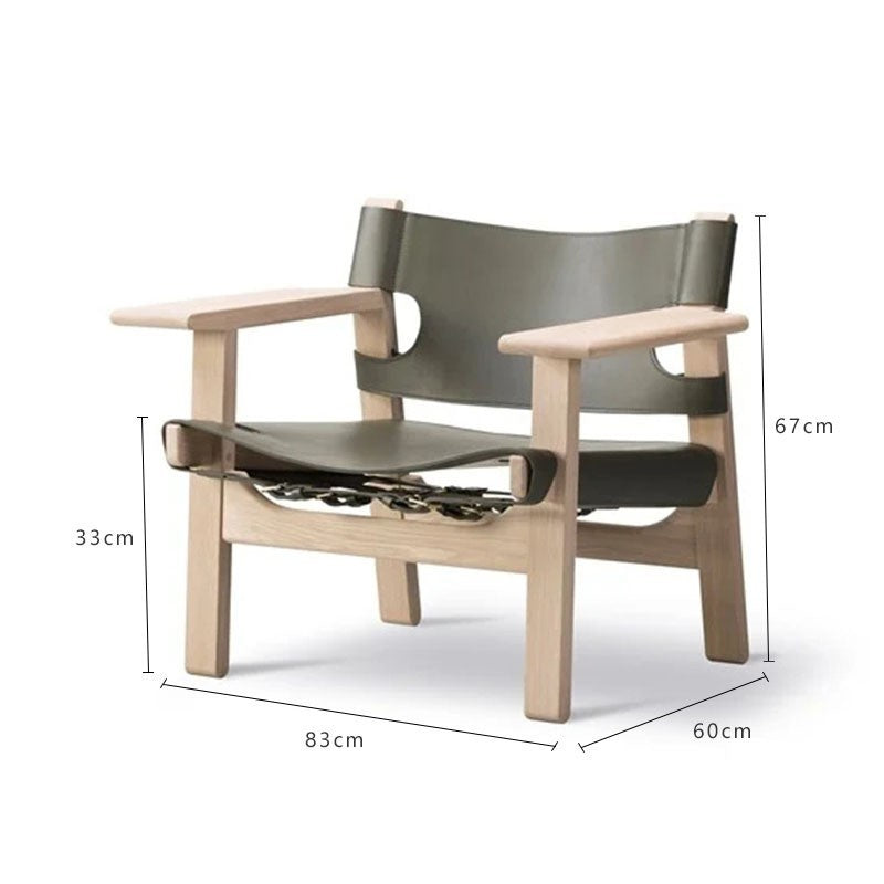 Spanish Wooden Lounge Chair