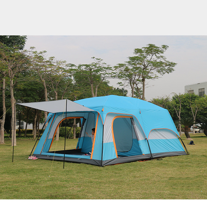 Double-Layer Waterproof Two-Room Camping Tent