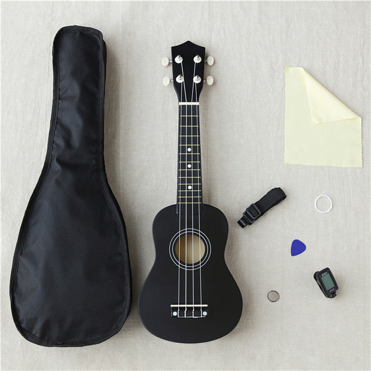 21-Inch Wooden Ukulele Acoustic Instrument