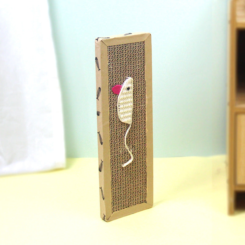 Corrugated Cat Scratching Board with Edging