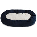52 inch Navy Villa Sherpa Dog Bed