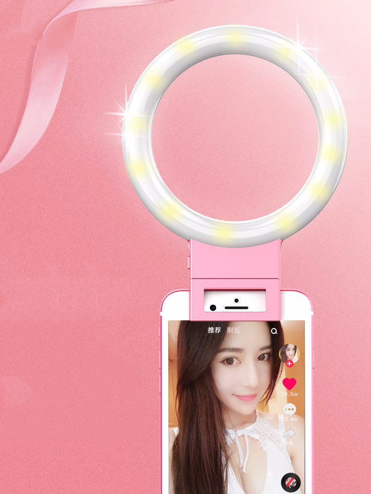Mini HD Selfie Ring Light for Live Streaming and Photography