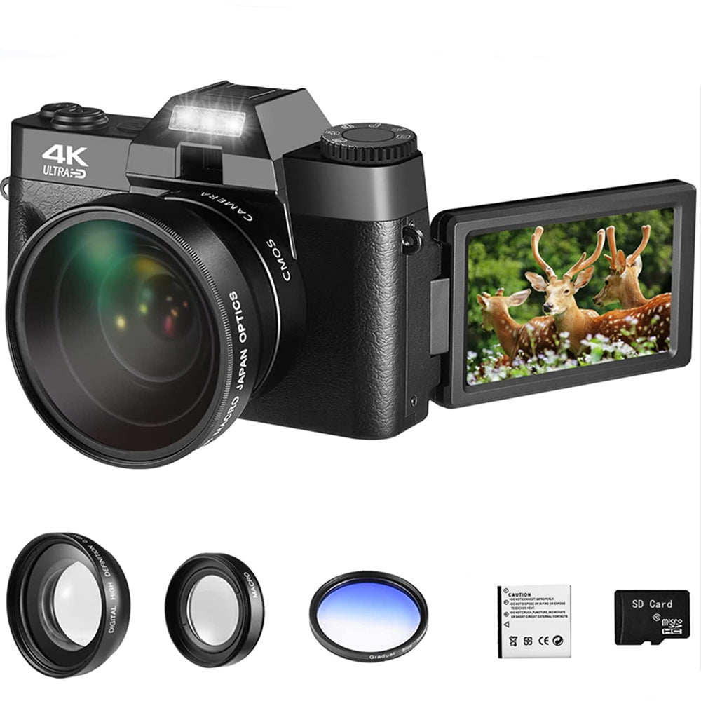 Digital Vlogging Camera with 16x Zoom