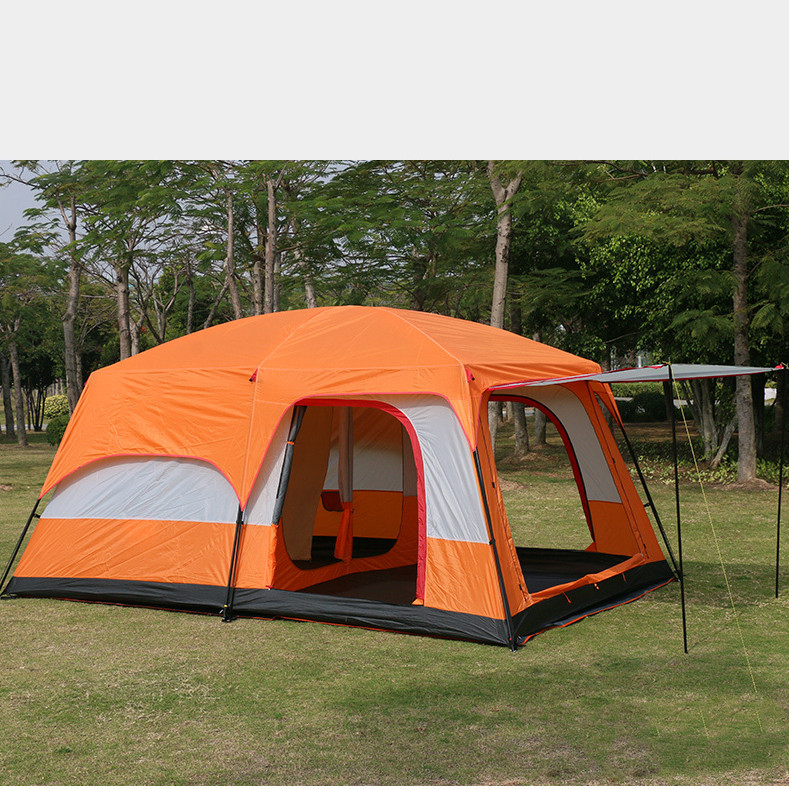 Double-Layer Waterproof Two-Room Camping Tent