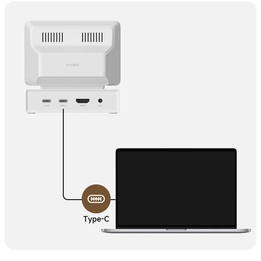 Secondary Screen with Docking Station