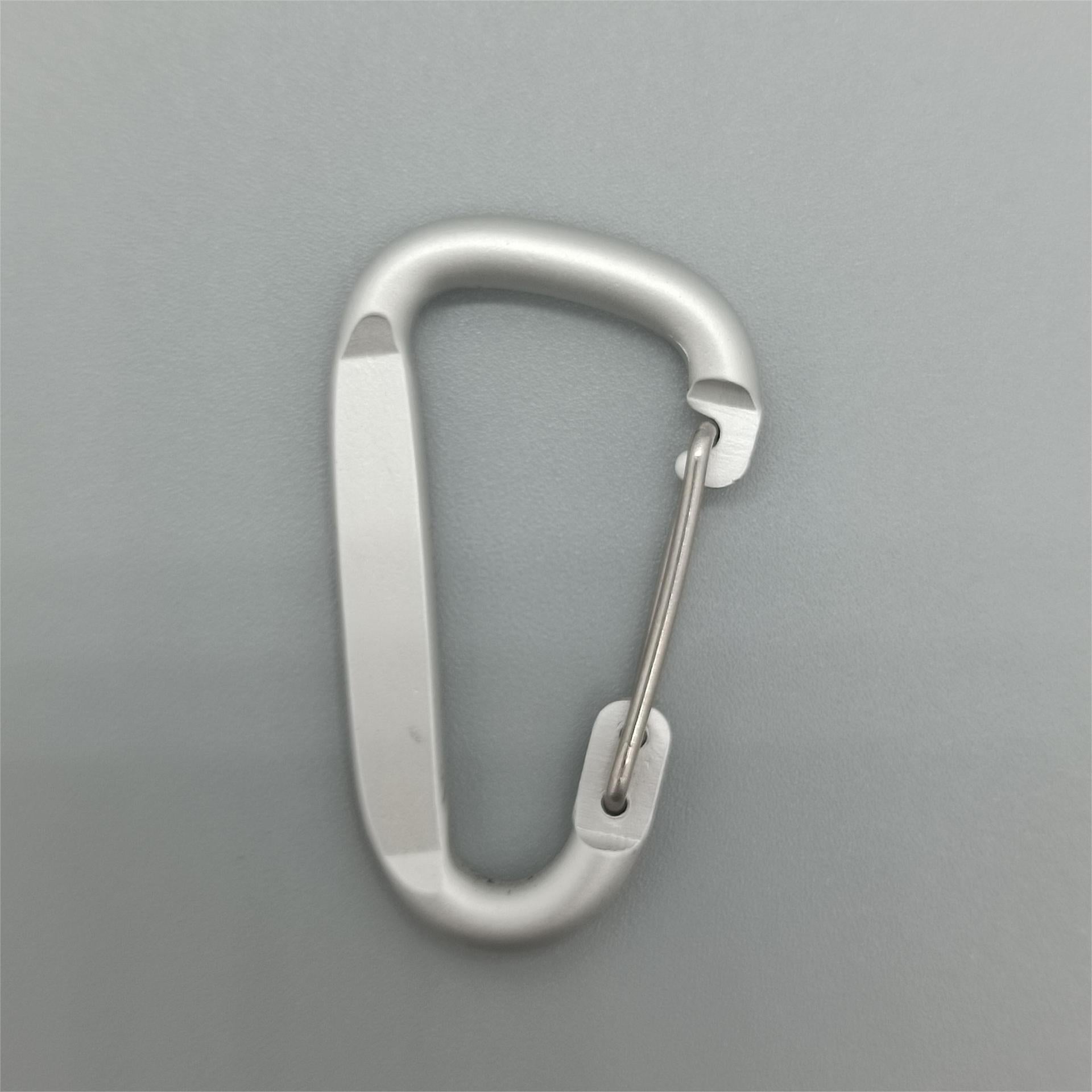 Colorful Aluminum Alloy D-Shaped Carabiner Hook