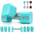 Adjustable Dumbbell Set, 4-in-1 (4/6/8/10 lb)
