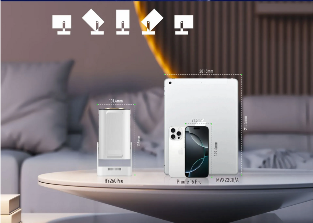 WiFi 6 Auto Focus Full HD Home Projector