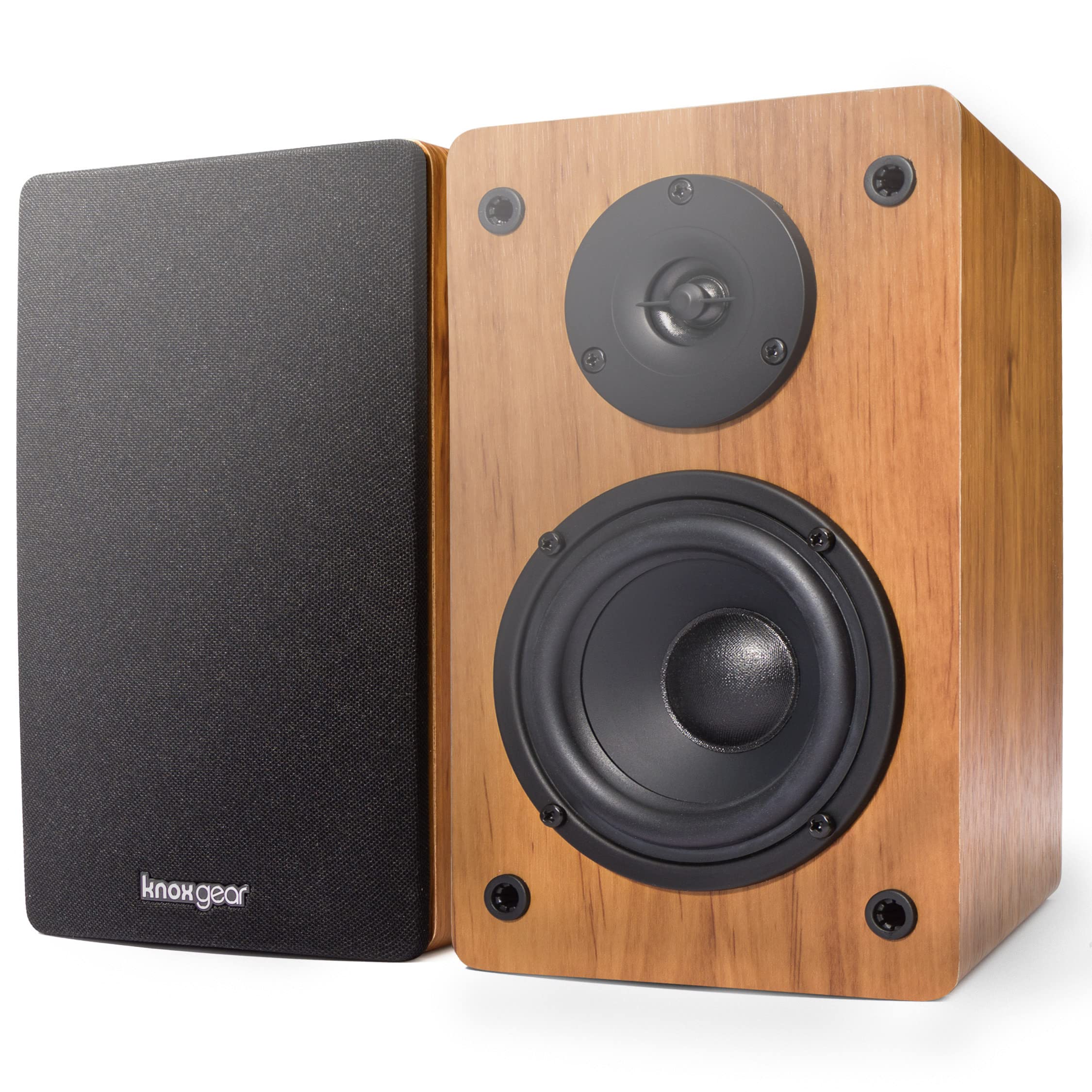 Knox Gear LP1 Powered Bookshelf Speakers with Bluetooth