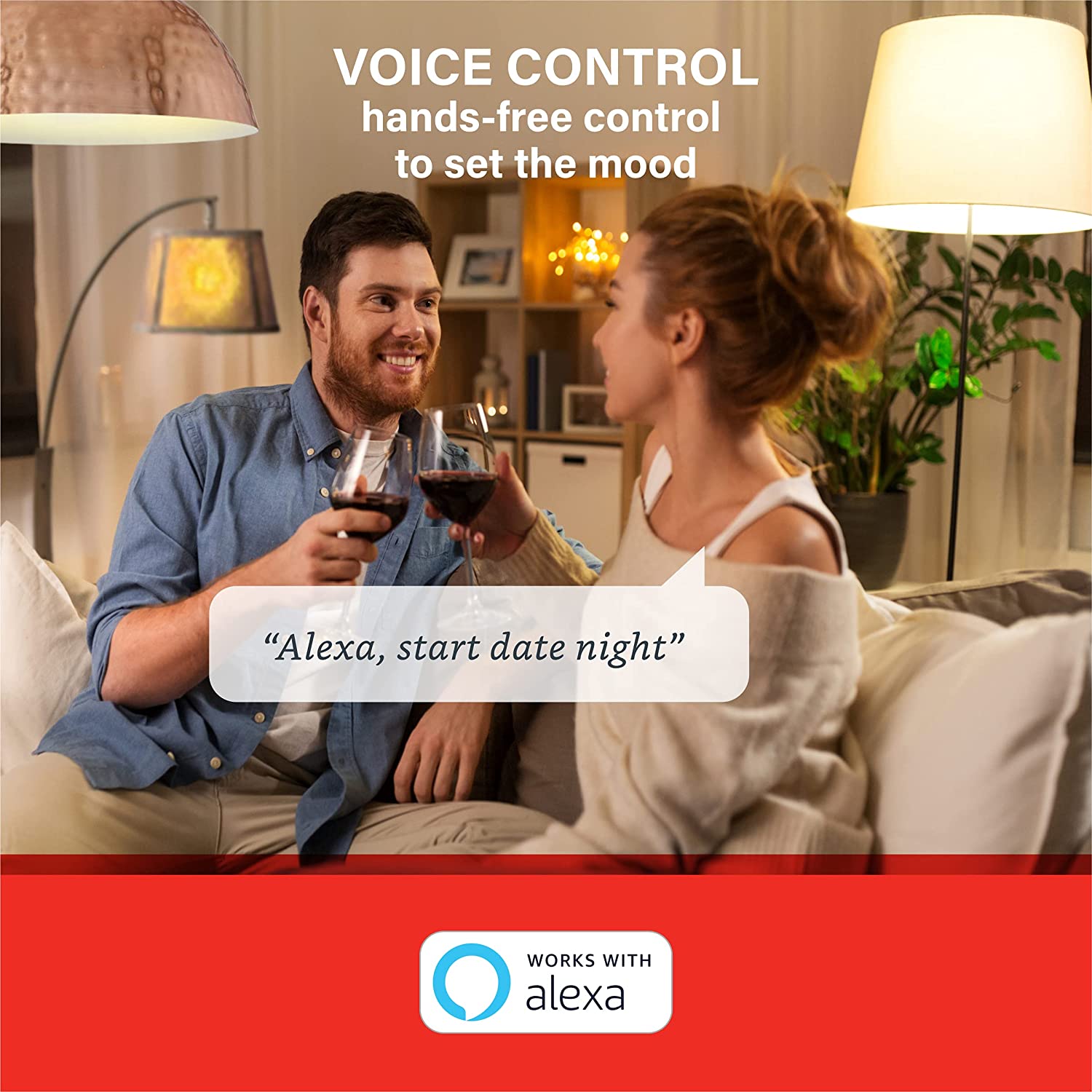 LED Smart Light Bulb Alexa Compatible
