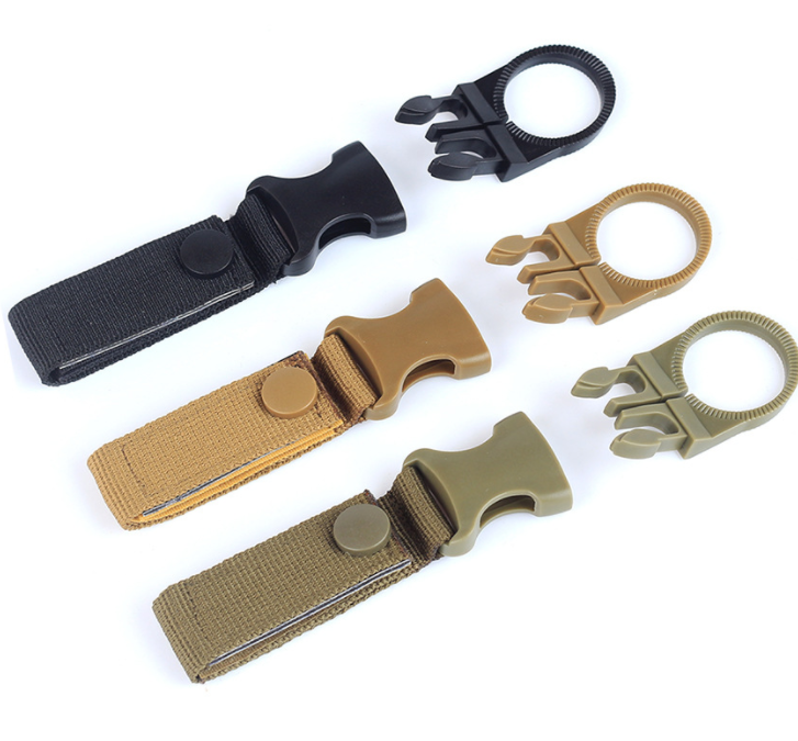 Nylon Webbing Water Bottle Clip Multifunctional Carabiner
