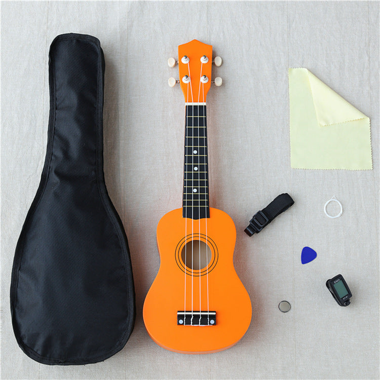 21-Inch Wooden Ukulele Acoustic Instrument