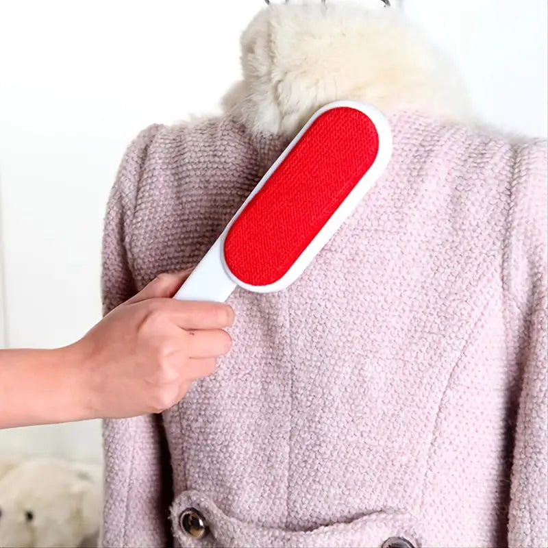 Double-Sided Clothes Lint Remover Self-Cleaning Brush