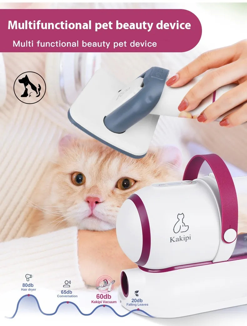 Pet Grooming Vacuum & Clipper Kit