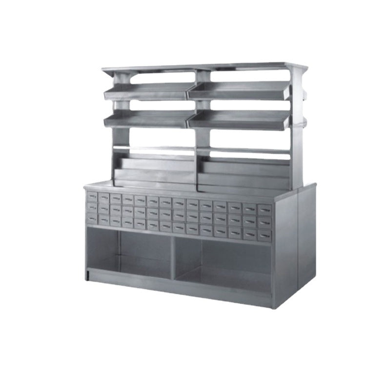 304 Stainless Steel Pharmacy Cabinet with Dispensing Area