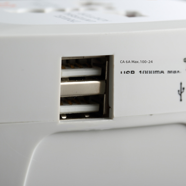 Universal Travel Adapter with Dual USB Ports