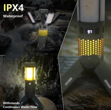 Outdoor Multifunctional Telescopic Folding Camping Lantern