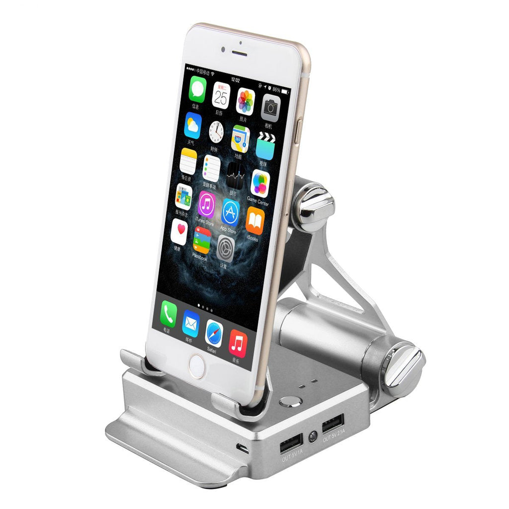 Podium Style Stand with Extended Battery for iPad, iPhone and Smart Gadgets