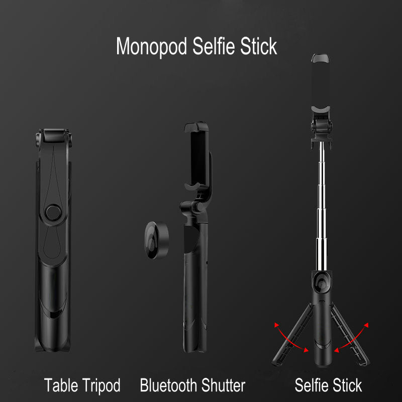 Bluetooth Selfie Stick and Phone Tripod Stand