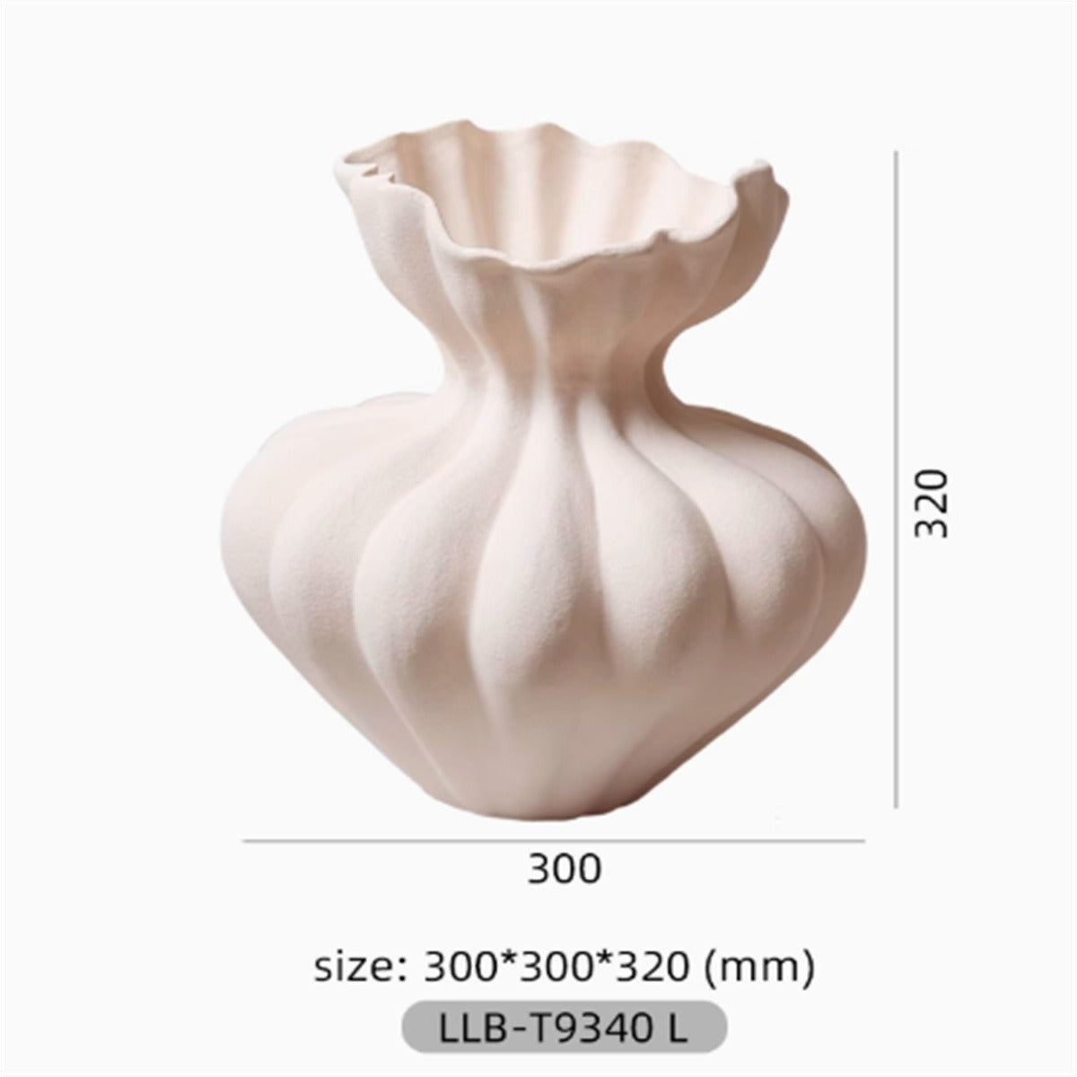 French Style White Decorative Vase
