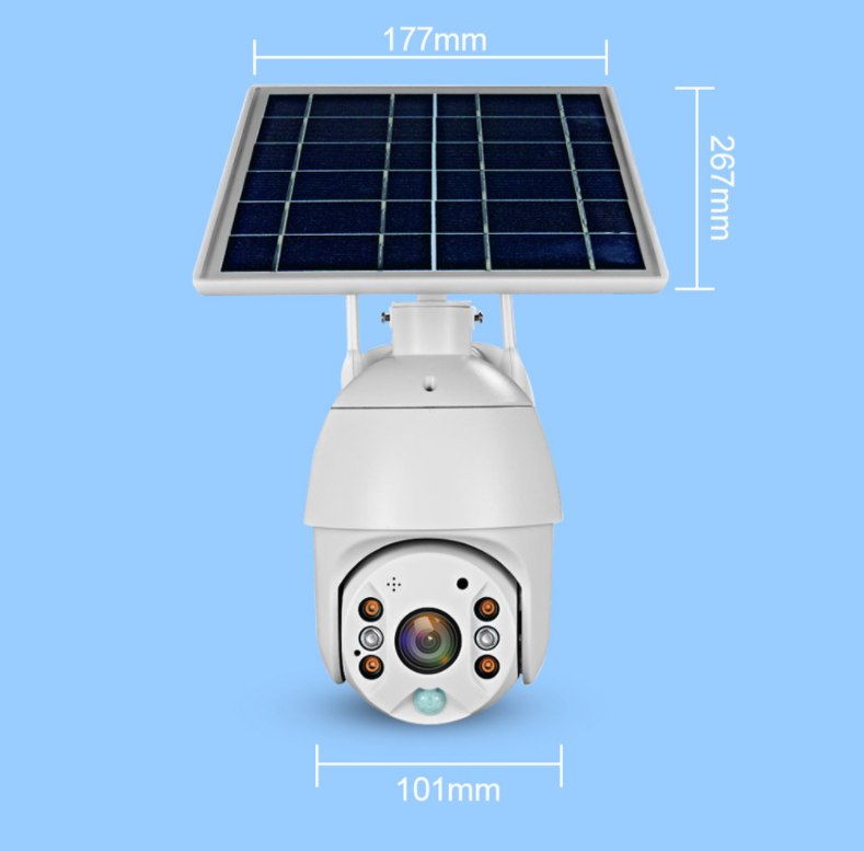 Solar-Powered 4G Security Camera