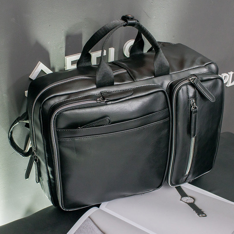 Vintage Casual Leather Backpack