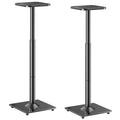 Tall Adjustable Speaker Stands, 28-37.4 Inch, Set of 2